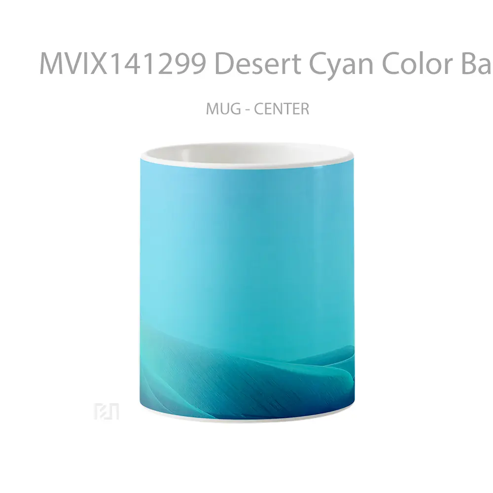 Mug Desert Cyan Color Background Samsung Gelas Keramik Unik