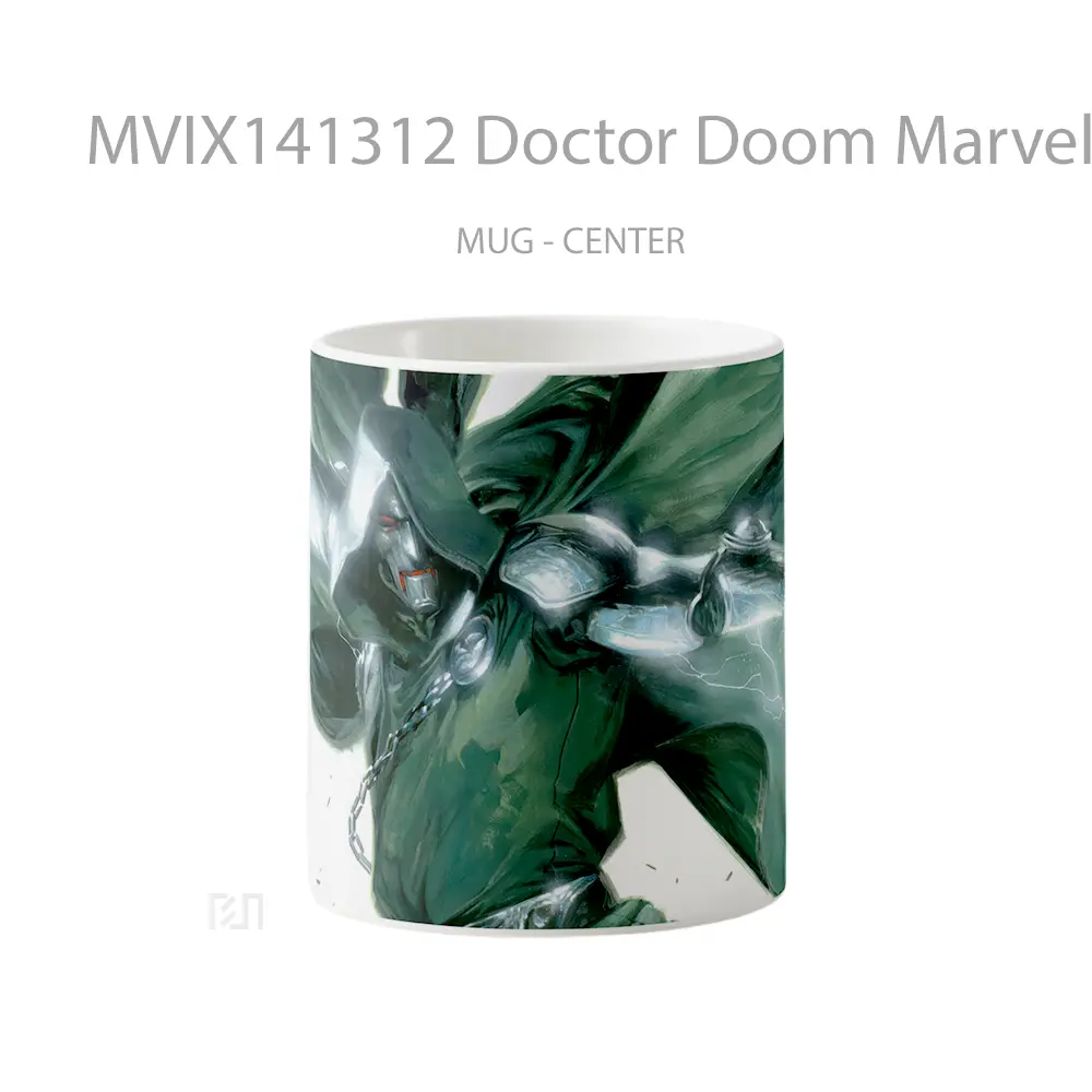 Mug Doctor Doom Marvel Supervillai Gelas Superhero