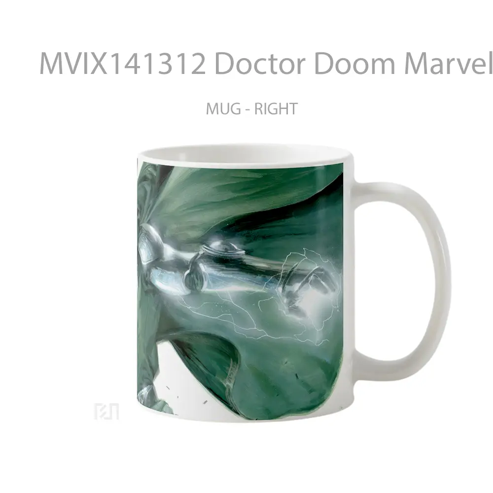 Mug Doctor Doom Marvel Supervillai Gelas Superhero - All-side / Desain