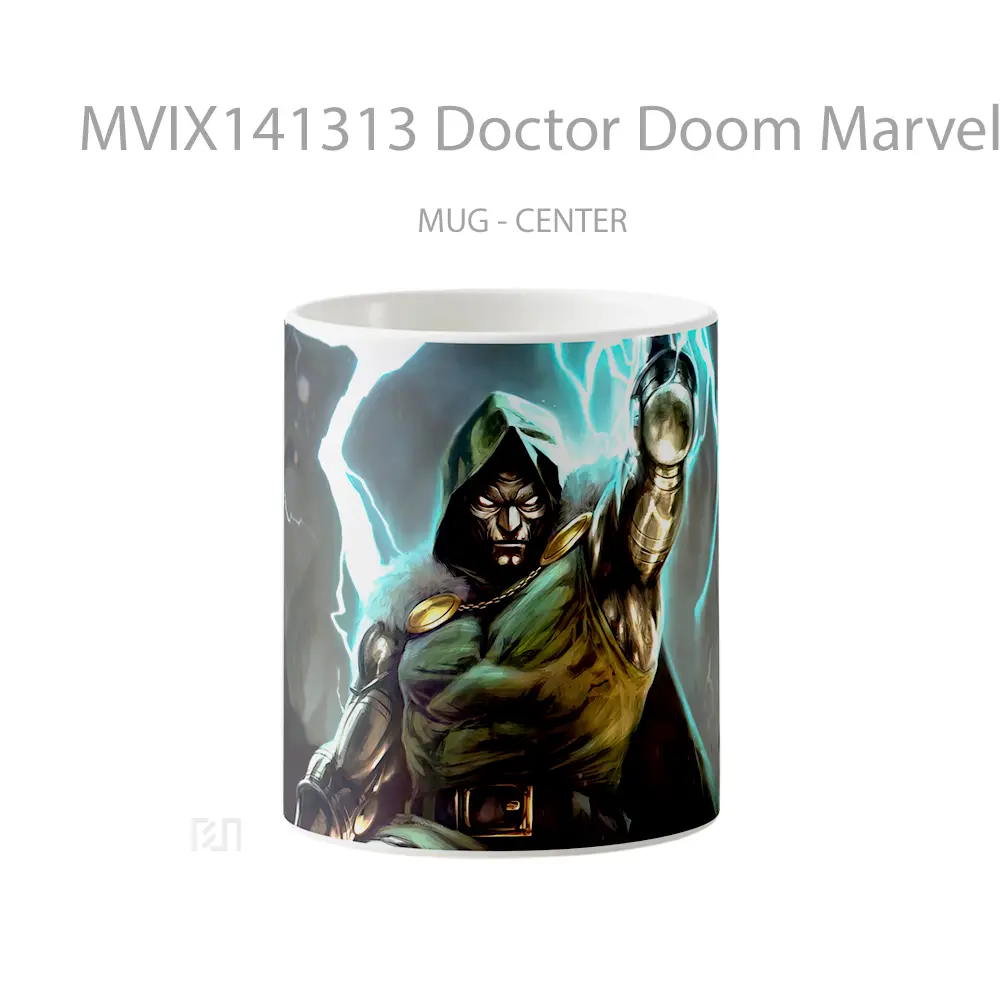 Mug Doctor Doom Marvel Supervillai Gelas Superhero