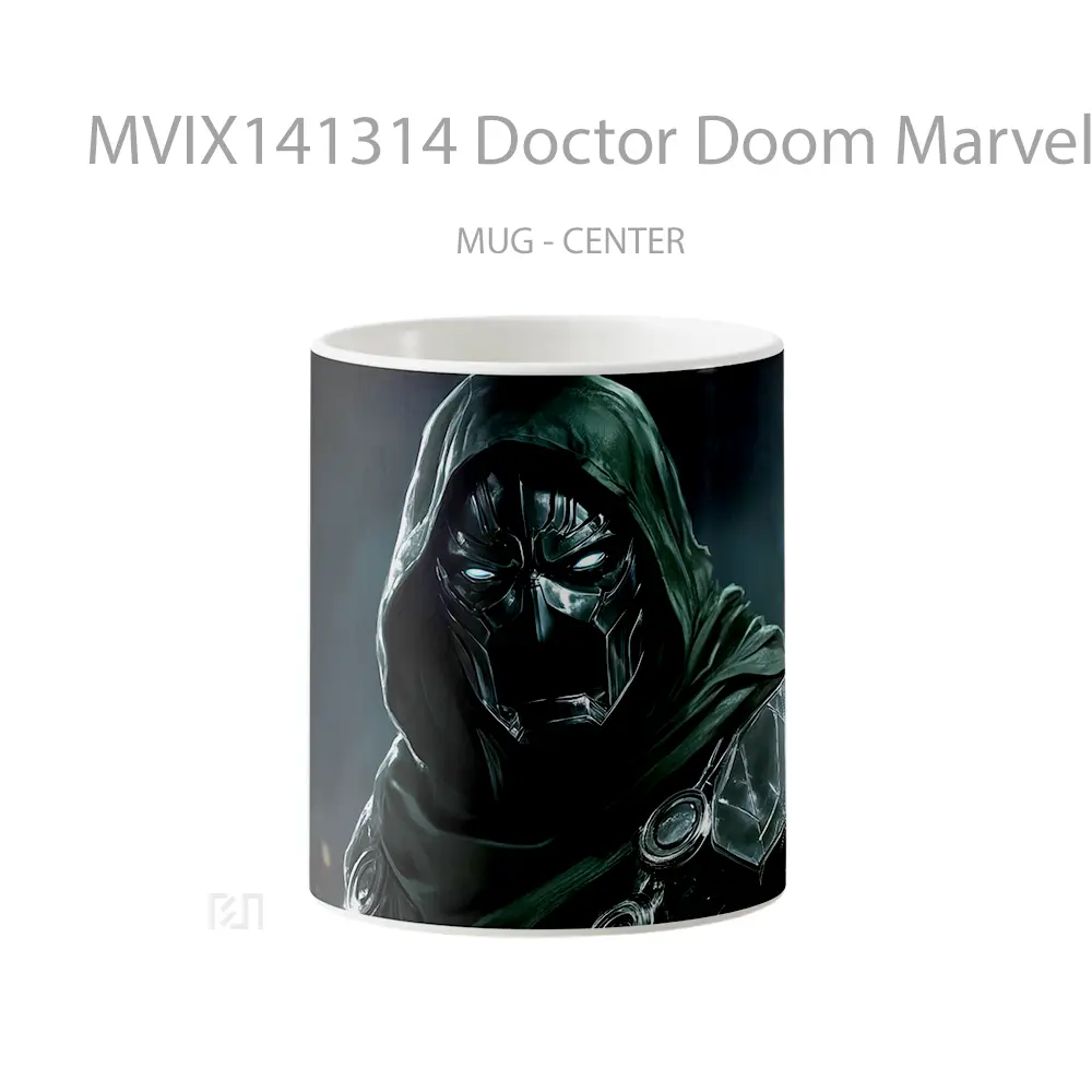 Mug Doctor Doom Marvel Villai Gelas Superhero