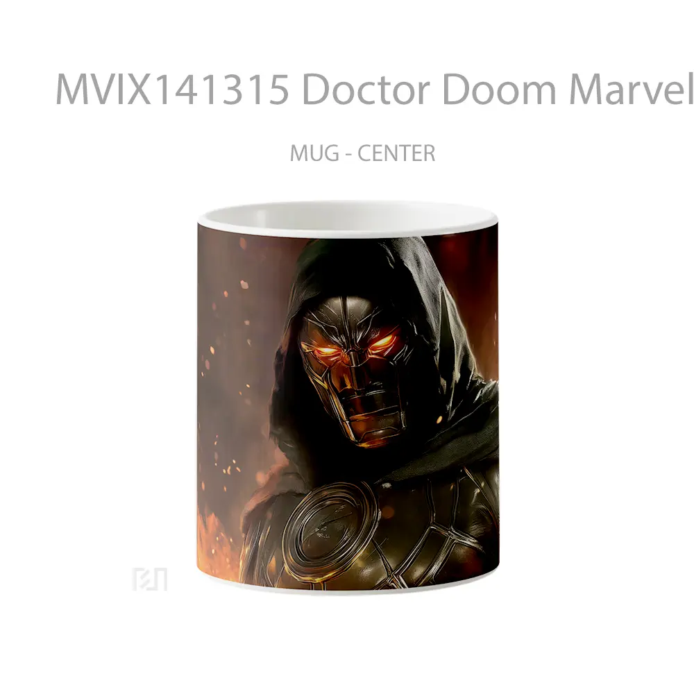 Mug Doctor Doom Marvel Villain Gelas Superhero