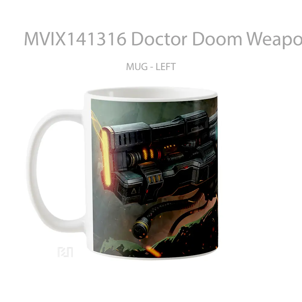 Mug Doctor Doom Weapon Marvel Villai Gelas Superhero - All-side / Desain