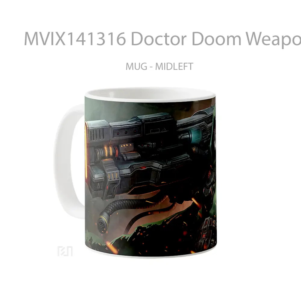 Mug Doctor Doom Weapon Marvel Villai Gelas Superhero - All-side / Desain