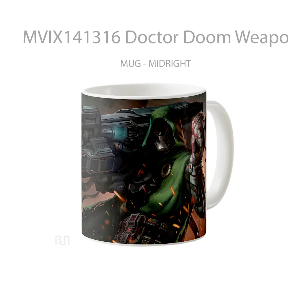 Mug Doctor Doom Weapon Marvel Villai Gelas Superhero - All-side / Desain