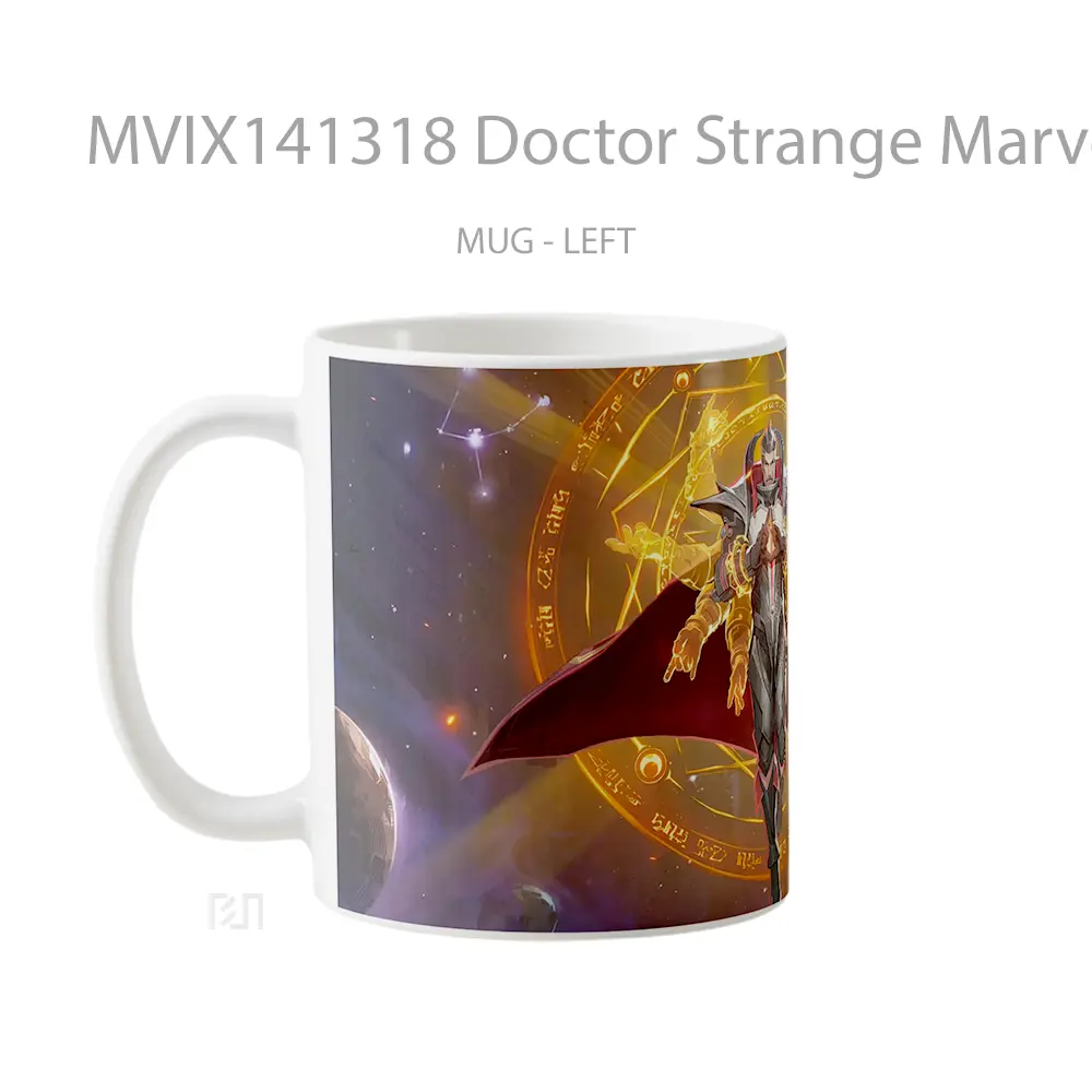 Mug Doctor Strange Marvel Rivals Mvp Sorcerer Supreme Of The Galaxy Ski Gelas Superhero - All-side / Desain