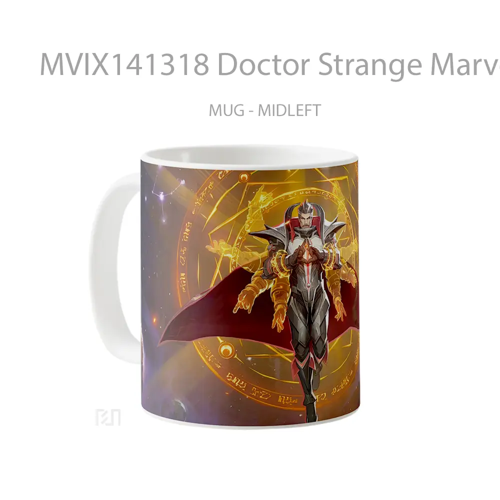 Mug Doctor Strange Marvel Rivals Mvp Sorcerer Supreme Of The Galaxy Ski Gelas Superhero - All-side / Desain
