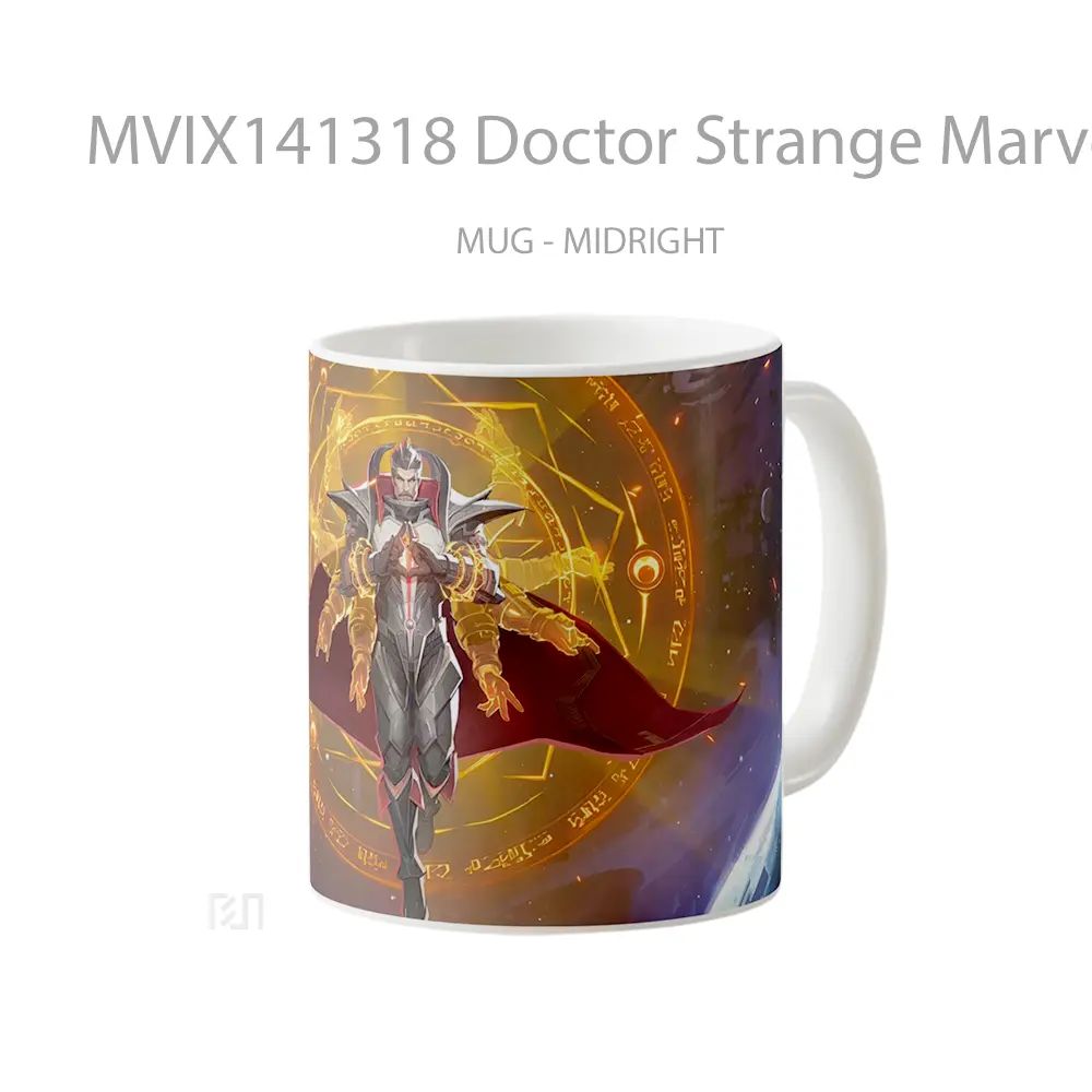 Mug Doctor Strange Marvel Rivals Mvp Sorcerer Supreme Of The Galaxy Ski Gelas Superhero - All-side / Desain