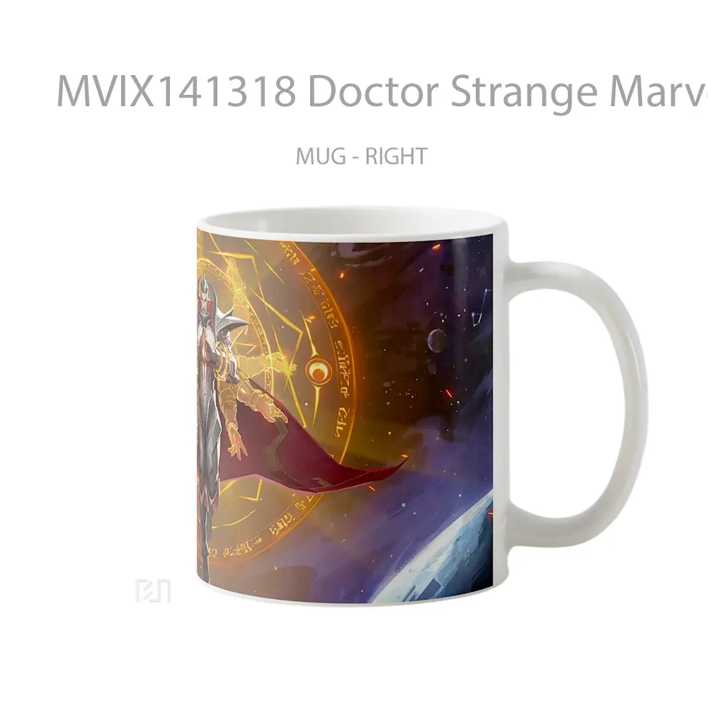 Mug Doctor Strange Marvel Rivals Mvp Sorcerer Supreme Of The Galaxy Ski Gelas Superhero - All-side / Desain