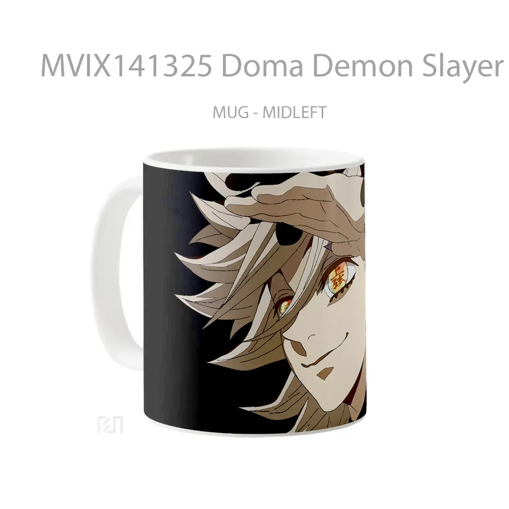 Mug Doma Demon Slayer Upper Rank Demon Gelas Keramik Unik - All-side / Desain