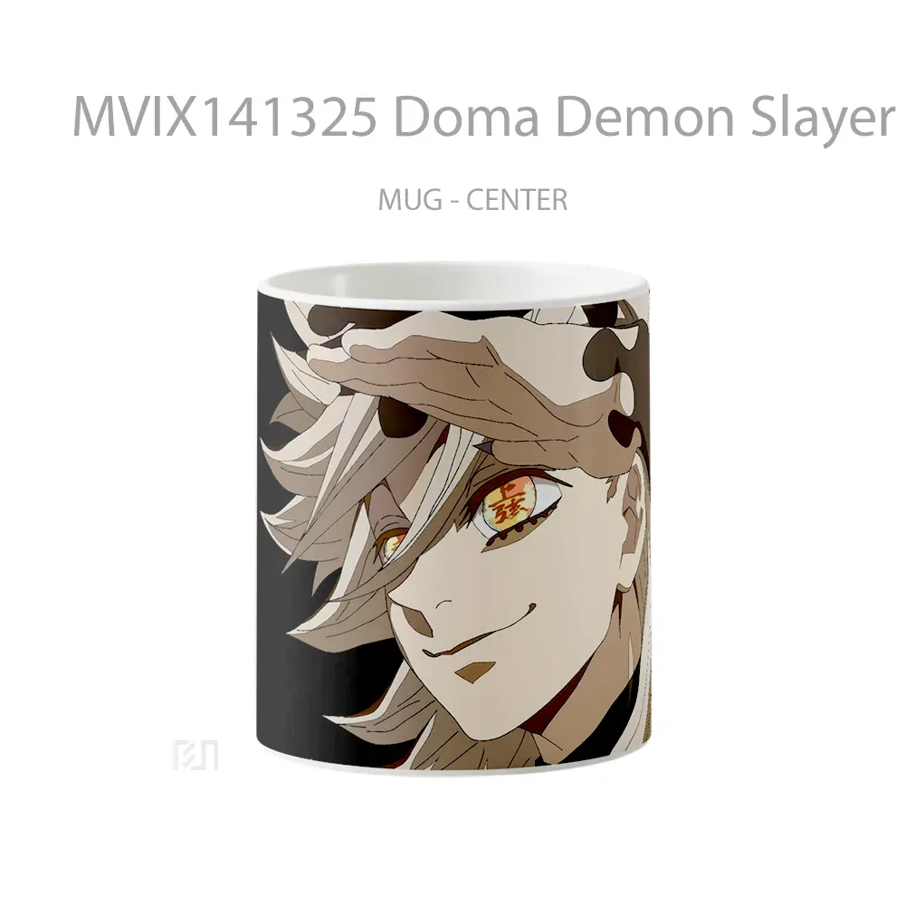 Mug Doma Demon Slayer Upper Rank Demon Gelas Keramik Unik