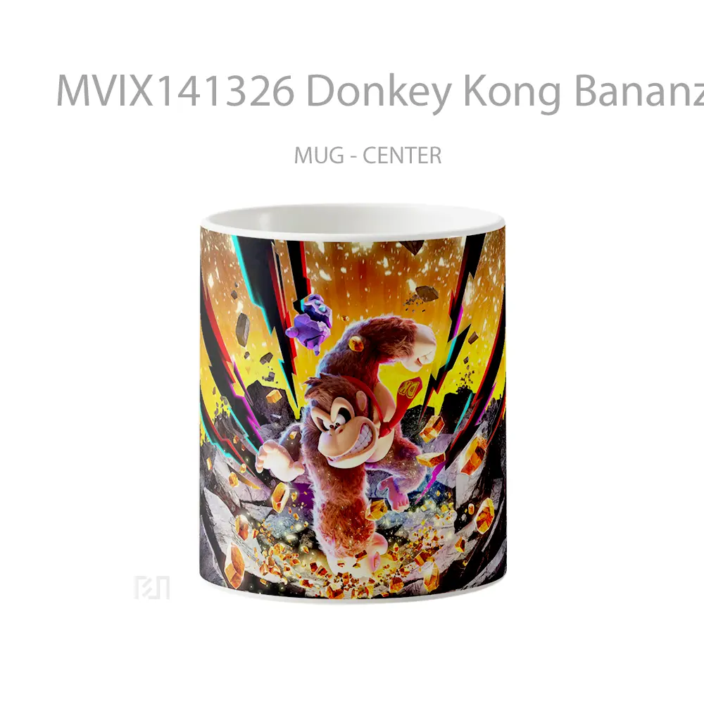Mug Donkey Kong Bananza Gelas Keramik Unik