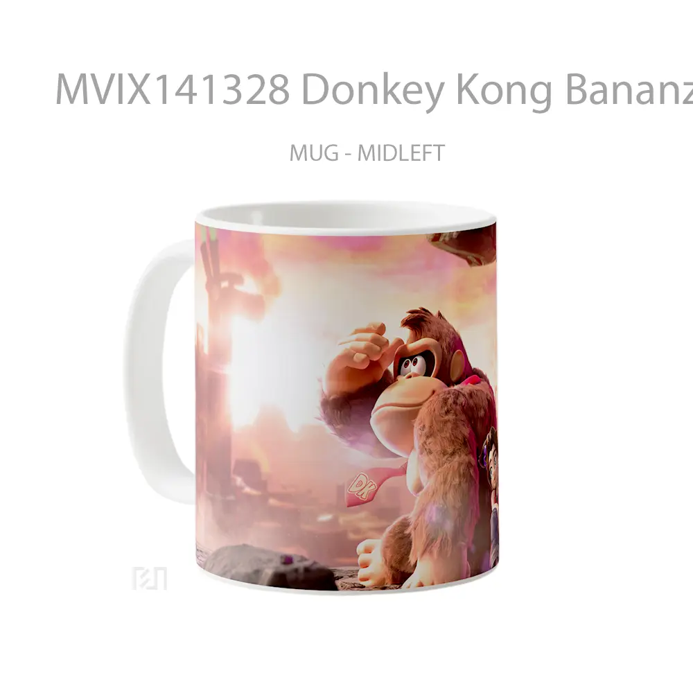 Mug Donkey Kong Bananza Pauline Gelas Keramik Unik - All-side / Desain
