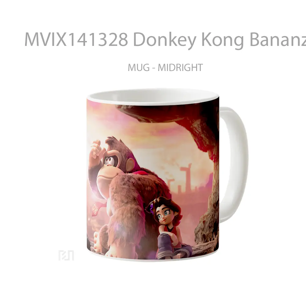 Mug Donkey Kong Bananza Pauline Gelas Keramik Unik - All-side / Desain