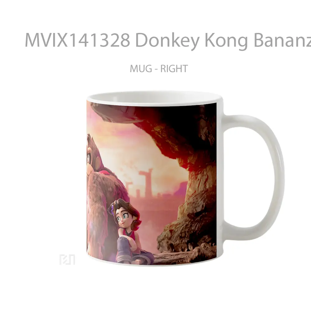 Mug Donkey Kong Bananza Pauline Gelas Keramik Unik - All-side / Desain