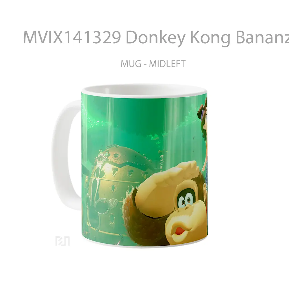 Mug Donkey Kong Bananza Pauline Gelas Keramik Unik - All-side / Desain