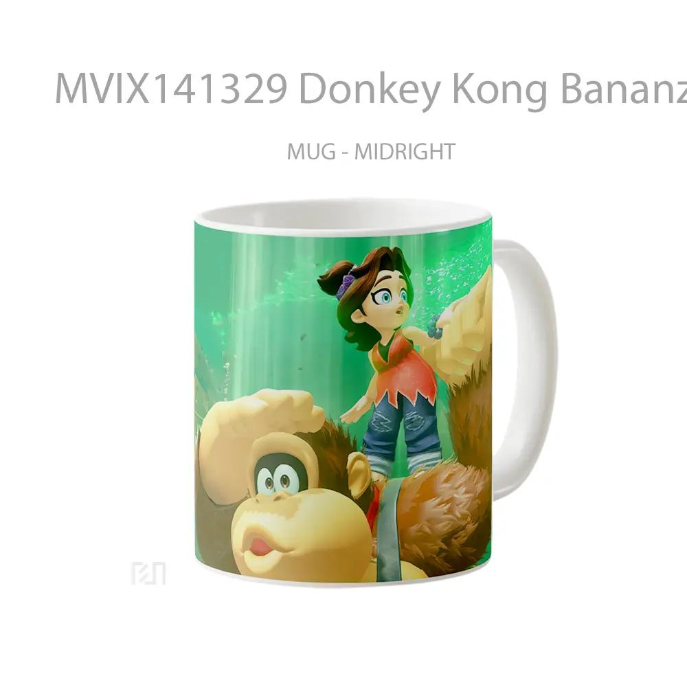 Mug Donkey Kong Bananza Pauline Gelas Keramik Unik - All-side / Desain