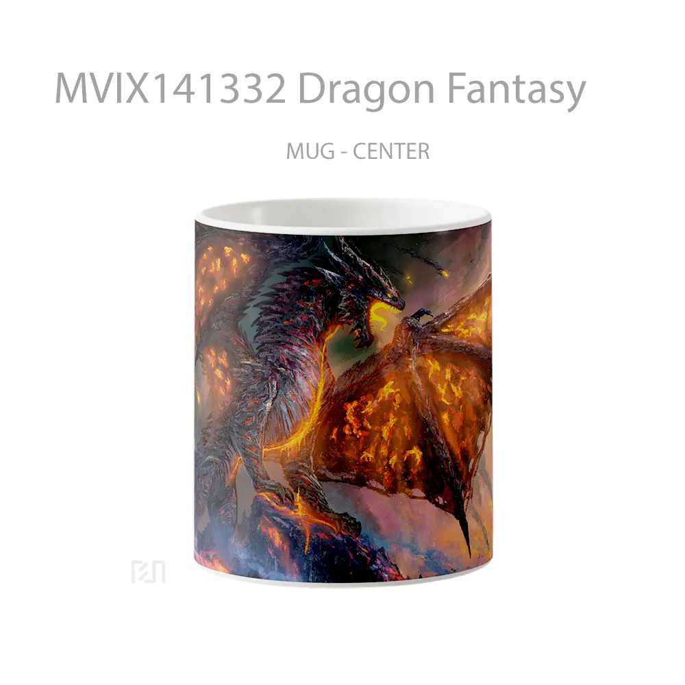 Mug Dragon Fantasy Gelas Keramik Unik