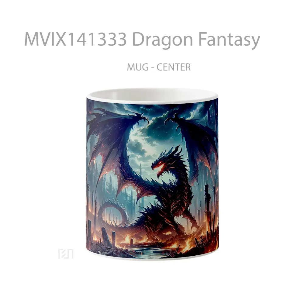 Mug Dragon Fantasy Gelas Keramik Unik