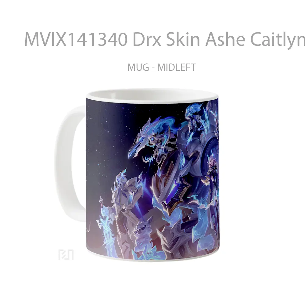 Mug Drx Skin Ashe Caitlyn Akali Maokai Kindred Aatrox Gelas Keramik Unik - All-side / Desain