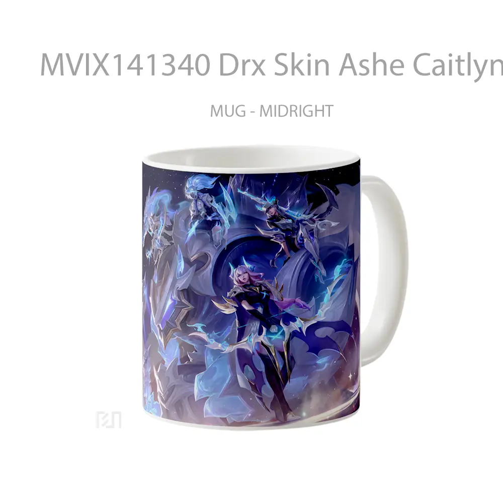 Mug Drx Skin Ashe Caitlyn Akali Maokai Kindred Aatrox Gelas Keramik Unik - All-side / Desain