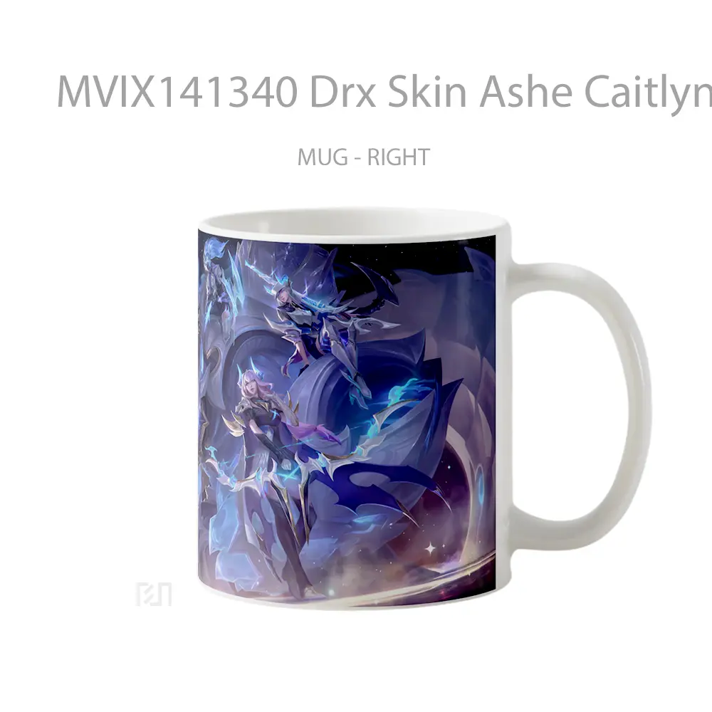Mug Drx Skin Ashe Caitlyn Akali Maokai Kindred Aatrox Gelas Keramik Unik - All-side / Desain