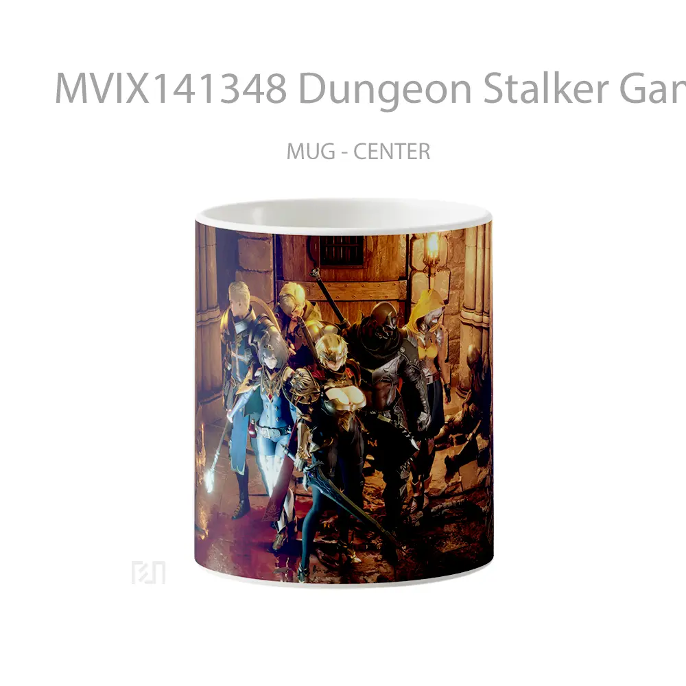 Mug Dungeon Stalker Game Characters Cangkir Gamer