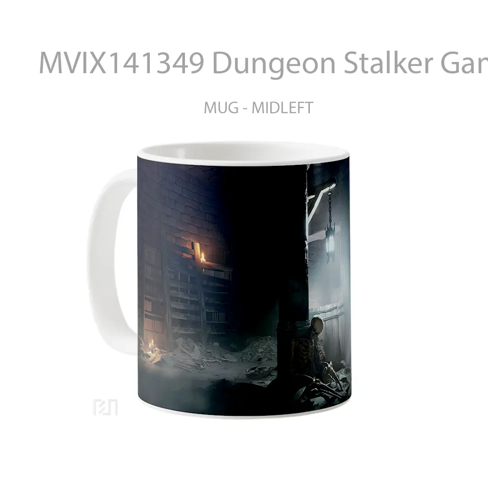 Mug Dungeon Stalker Game Cangkir Gamer - All-side / Desain