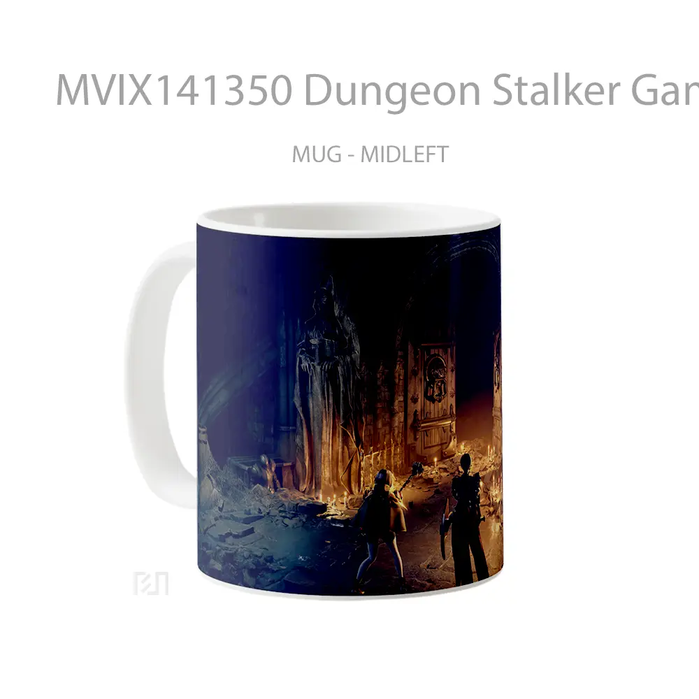 Mug Dungeon Stalker Game Cangkir Gamer - All-side / Desain