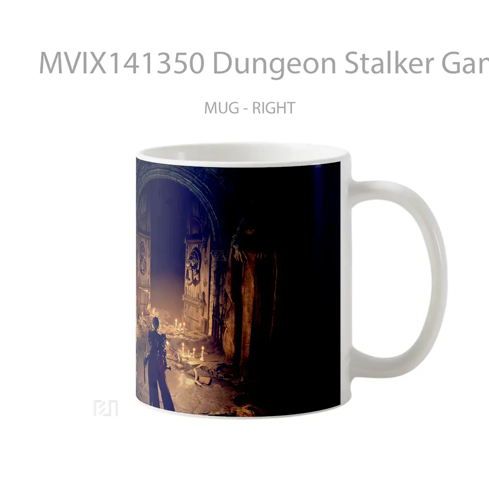 Mug Dungeon Stalker Game Cangkir Gamer - All-side / Desain
