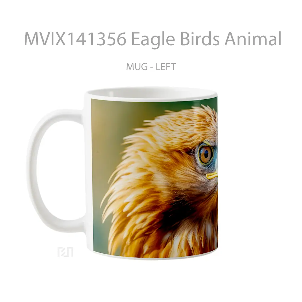 Mug Eagle Birds Animal Gelas Hewan Lucu - All-side / Desain