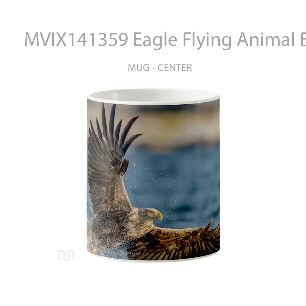 Mug Eagle Flying Animal Bird Gelas Hewan Lucu