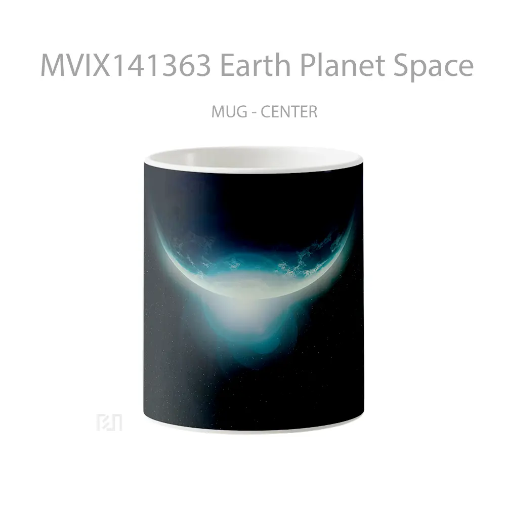 Mug Earth Planet Space Gelas Keramik Unik