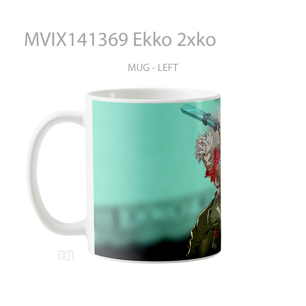 Mug Ekko 2Xko Gelas Keramik Unik - All-side / Desain
