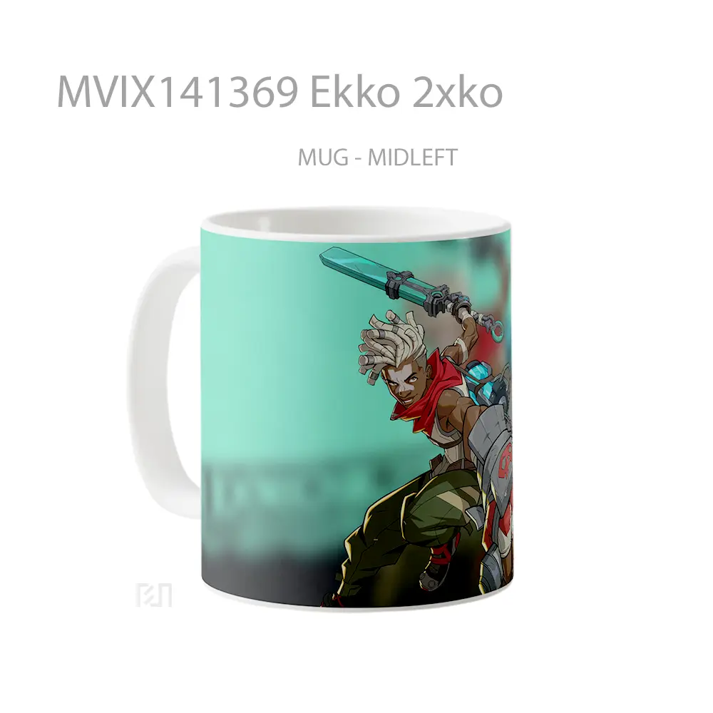 Mug Ekko 2Xko Gelas Keramik Unik - All-side / Desain