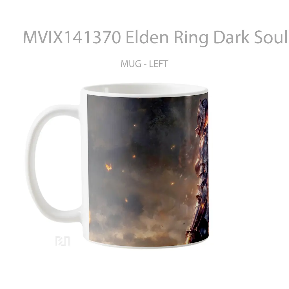Mug Elden Ring Dark Souls Game Cangkir Gamer - All-side / Desain