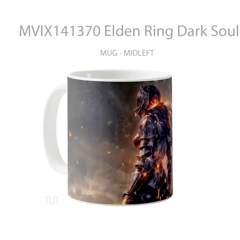 Mug Elden Ring Dark Souls Game Cangkir Gamer - All-side / Desain