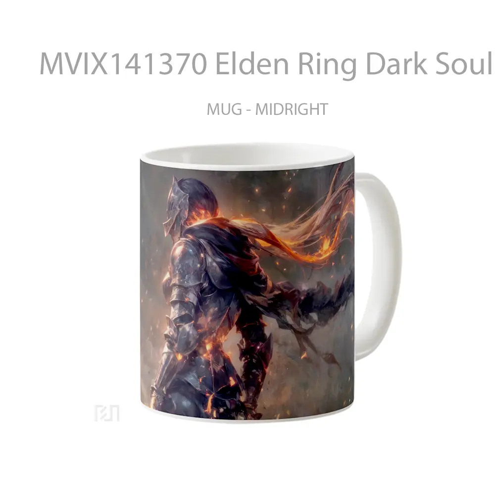Mug Elden Ring Dark Souls Game Cangkir Gamer - All-side / Desain