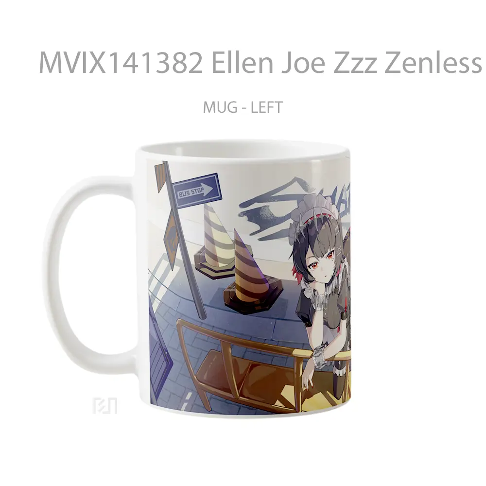Mug Ellen Joe Zzz Zenless Zone Zero Gelas Keramik Unik - All-side / Desain