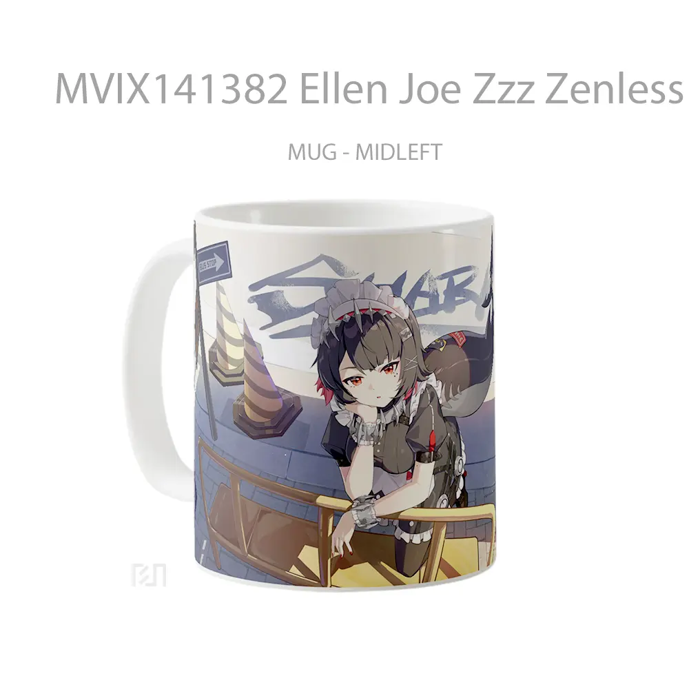 Mug Ellen Joe Zzz Zenless Zone Zero Gelas Keramik Unik - All-side / Desain