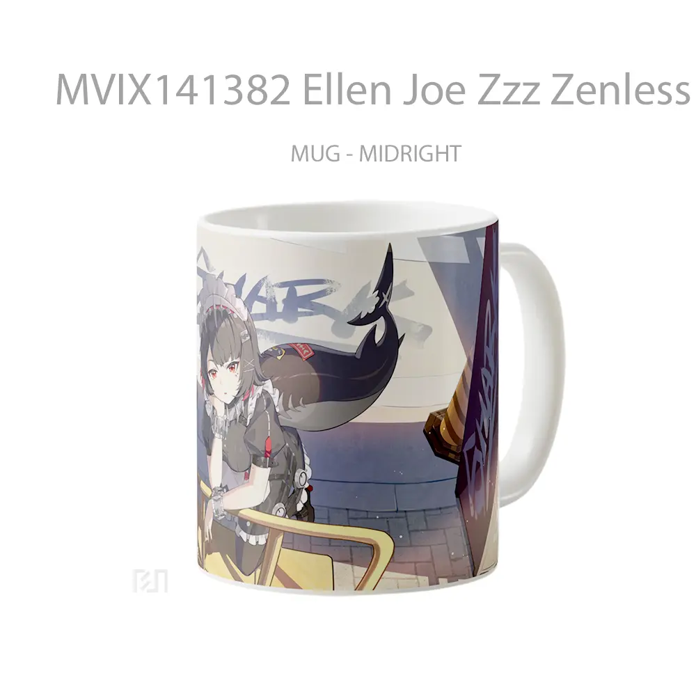Mug Ellen Joe Zzz Zenless Zone Zero Gelas Keramik Unik - All-side / Desain