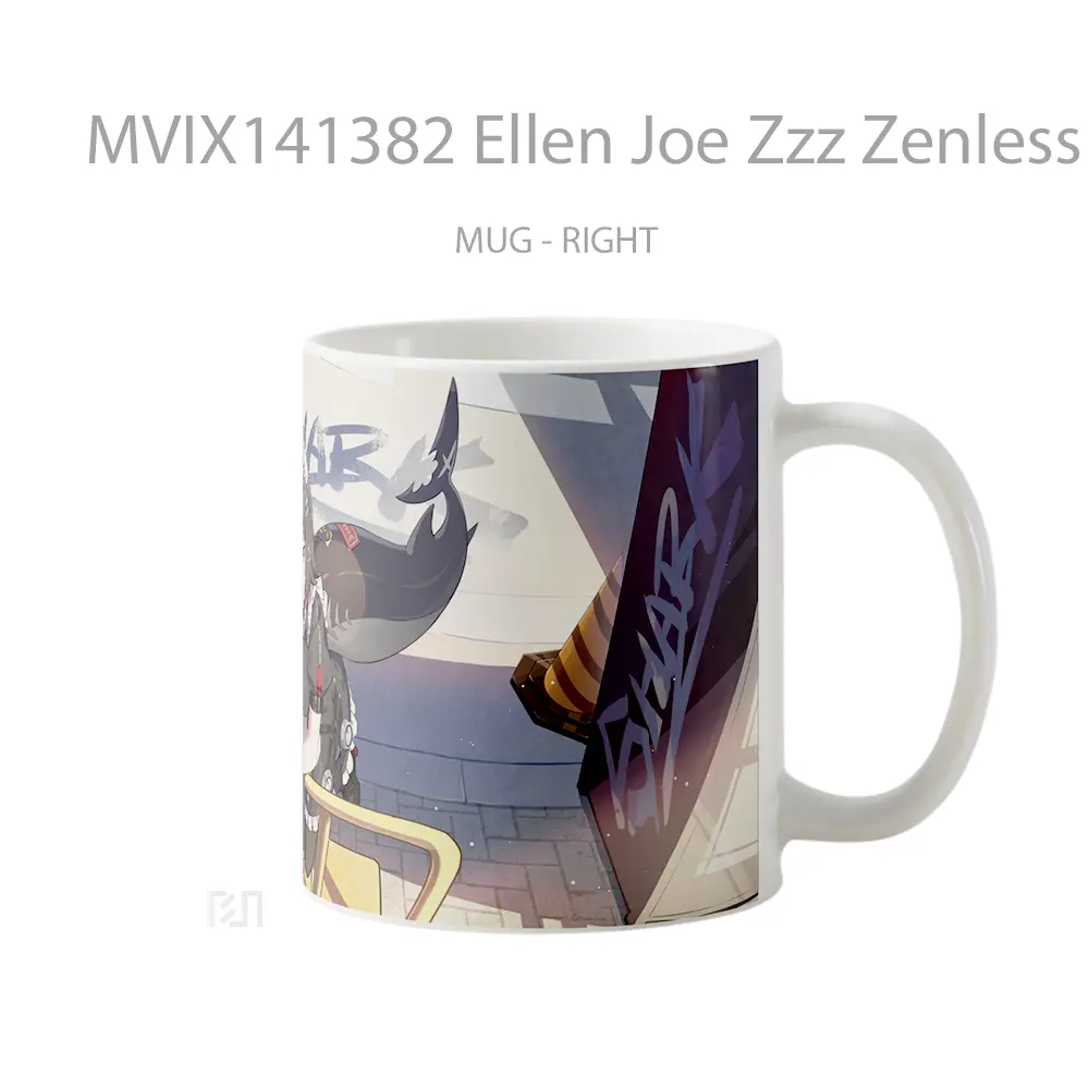 Mug Ellen Joe Zzz Zenless Zone Zero Gelas Keramik Unik - All-side / Desain