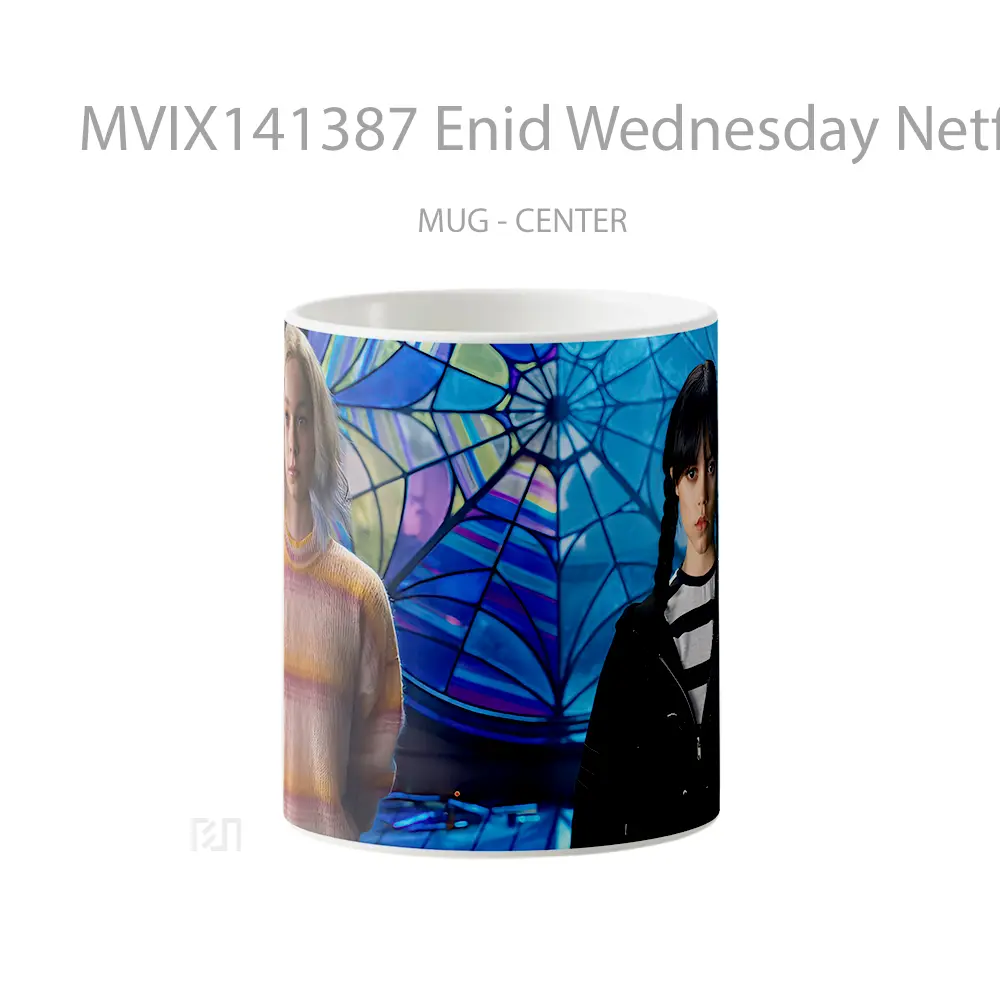 Mug Enid Wednesday Netflix Series Gelas Keramik Unik