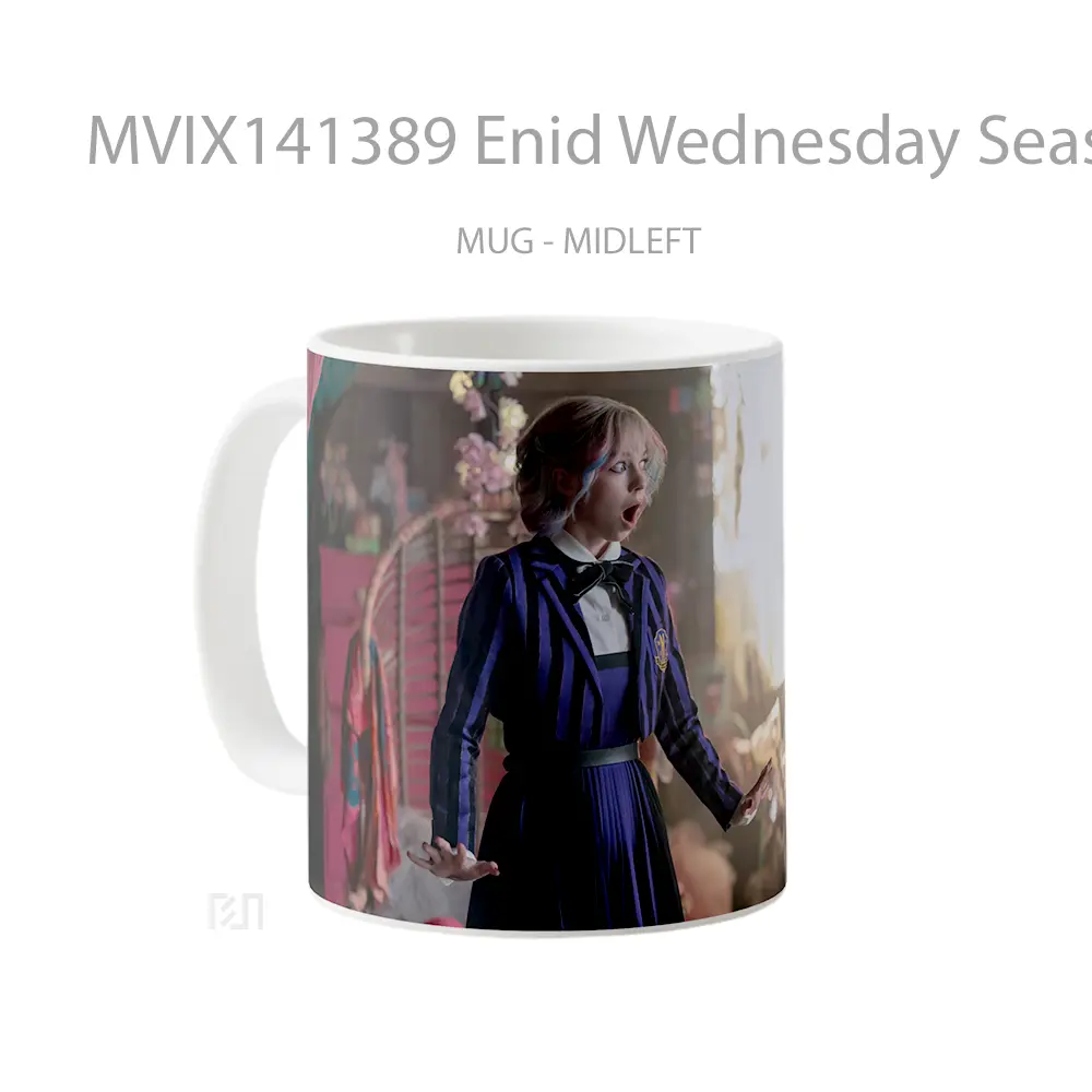 Mug Enid Wednesday Season 2 Gelas Pemandangan Alam - All-side / Desain