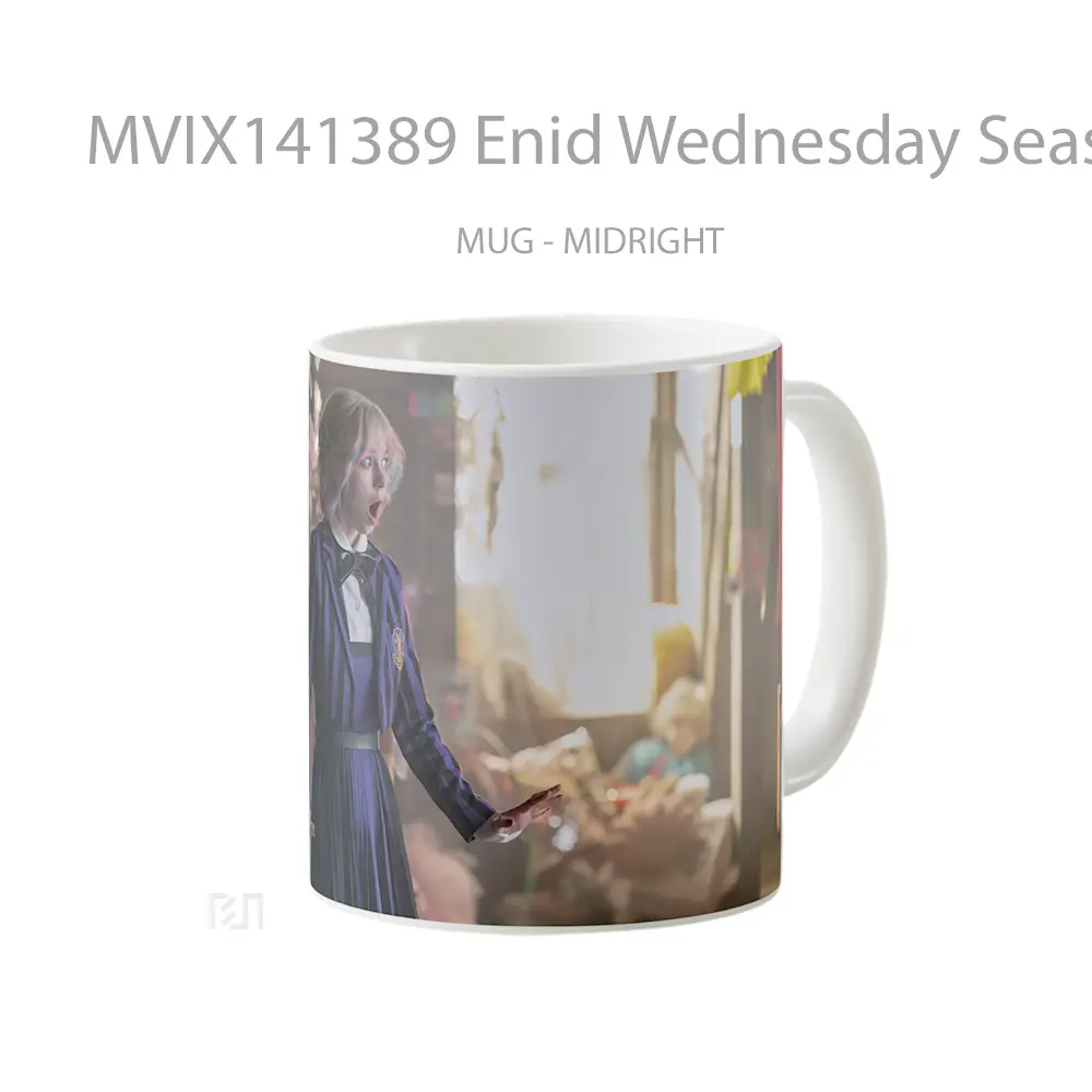 Mug Enid Wednesday Season 2 Gelas Pemandangan Alam - All-side / Desain