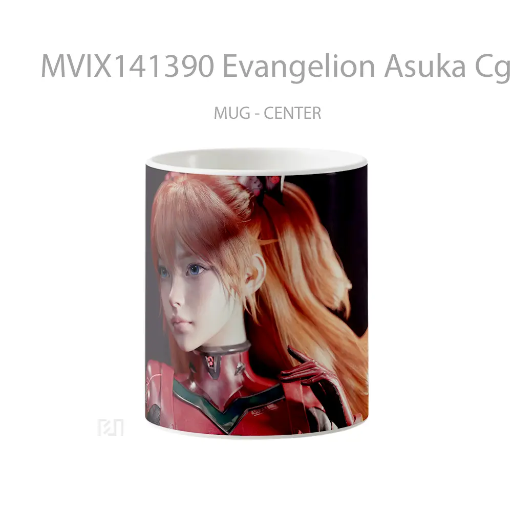 Mug Evangelion Asuka Cg Gelas Hewan Lucu