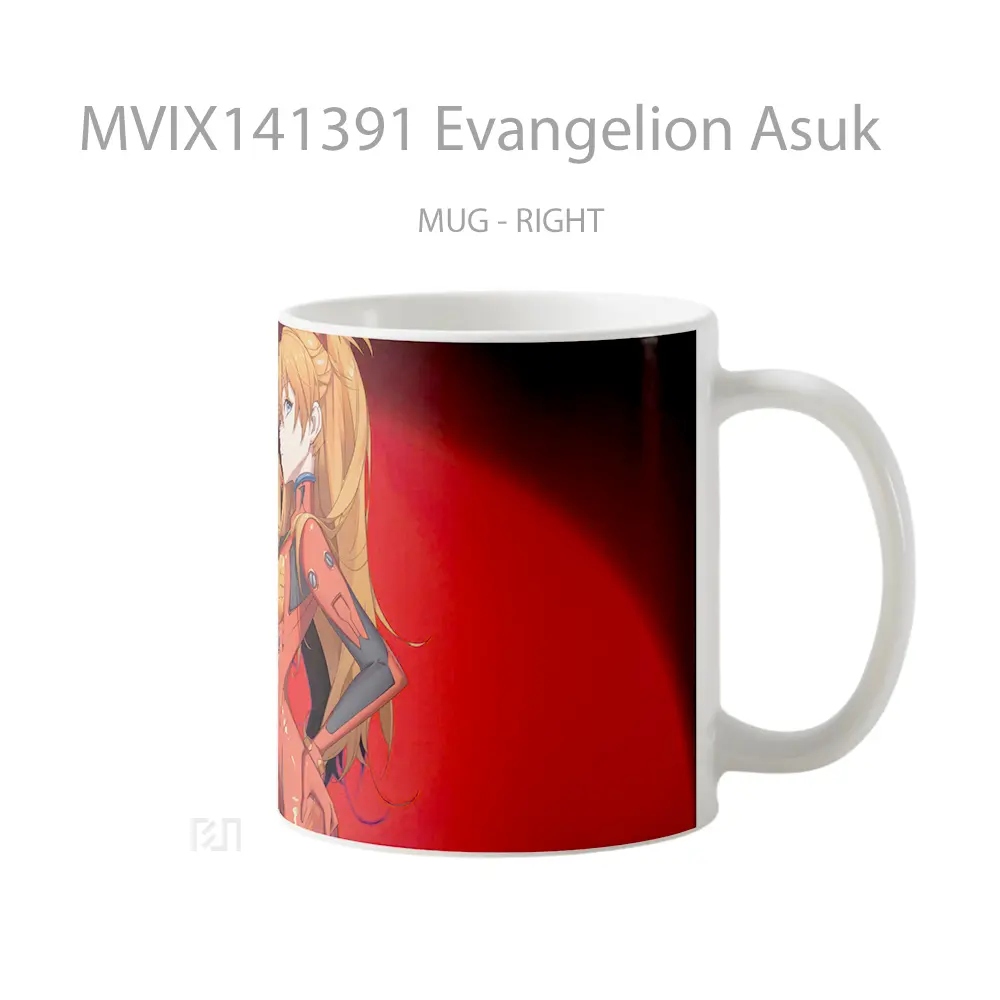 Mug Evangelion Asuk Gelas Hewan Lucu - All-side / Desain