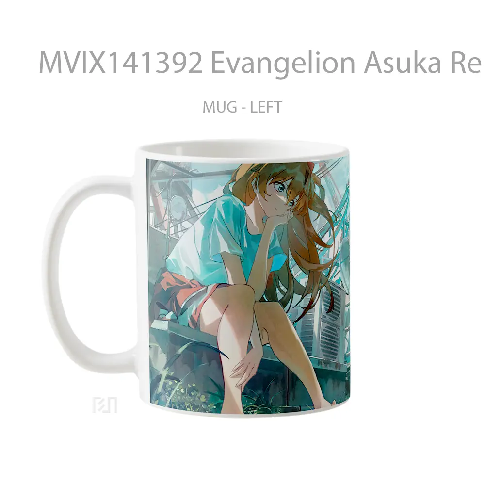 Mug Evangelion Asuka Re Gelas Hewan Lucu - All-side / Desain