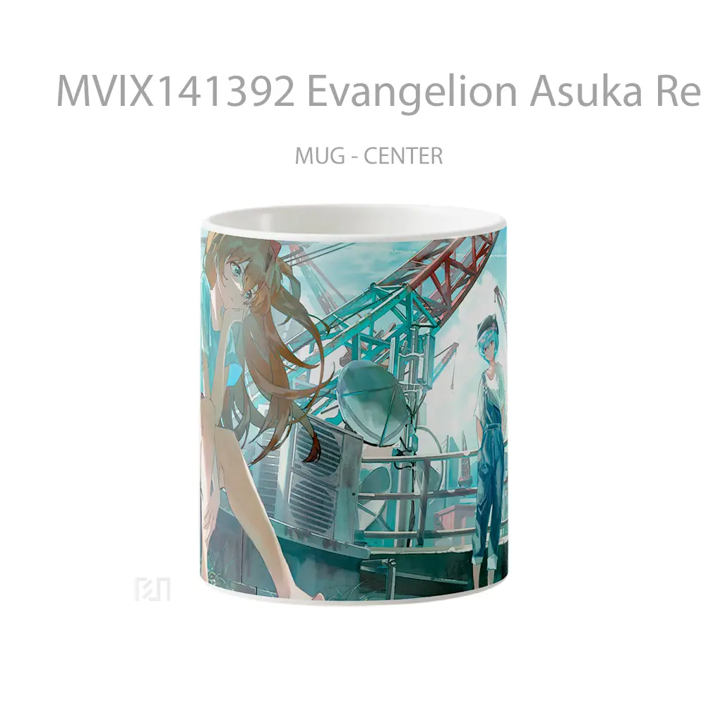 Mug Evangelion Asuka Re Gelas Hewan Lucu