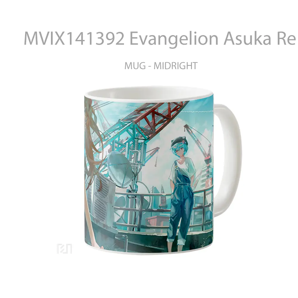 Mug Evangelion Asuka Re Gelas Hewan Lucu - All-side / Desain